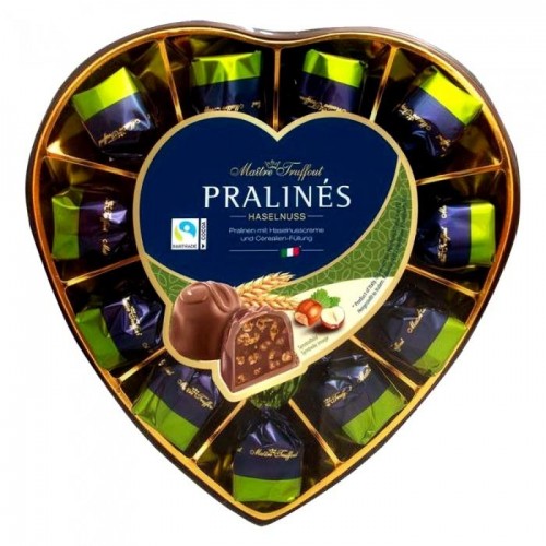 Конфеты Maitre Truffout Pralines с ореховым вкусом 165г Конфеты Maitre Truffout Pralines с ореховым вкусом 165г