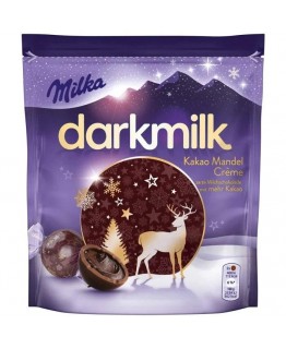 Конфеты Milka Darkmilk с какао миндальным кремом 100 г