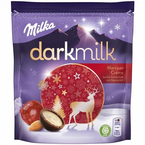 Конфеты Milka Darkmilk с марципановым кремом 100 г Конфеты Milka Darkmilk с марципановым кремом 100 г