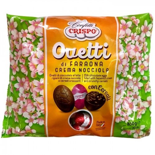 Конфеты шоколадные Confetti Crispo Ovetti в форме яйца 850 г Конфеты шоколадные Confetti Crispo Ovetti в форме яйца 850 г