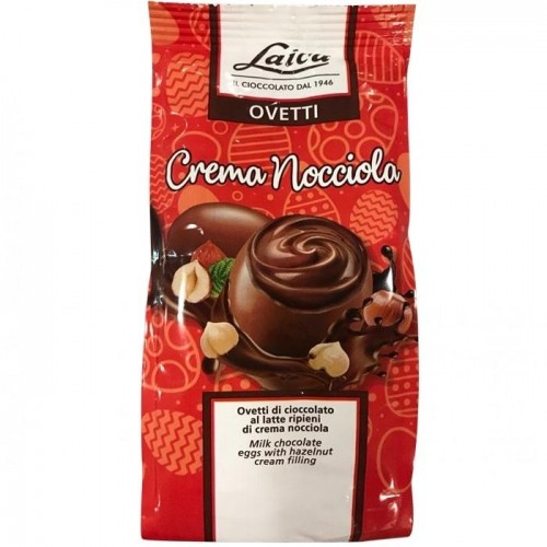 Конфеты шоколадные Laica Ovetti crema nocciola 120 г Конфеты шоколадные Laica Ovetti crema nocciola 120 г