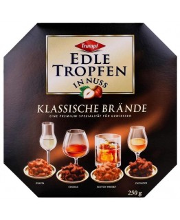 Конфеты Trumpf Edle Tropfen In Nuss Klassische Brände 250г