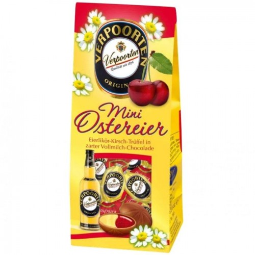 Конфеты Verpoorten Mini Ostereier шоколадные с ликером 110г Конфеты Verpoorten Mini Ostereier шоколадные с ликером 110г
