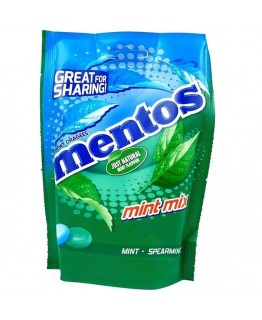 Мятные жевательные драже Mentos mint mix 160 г