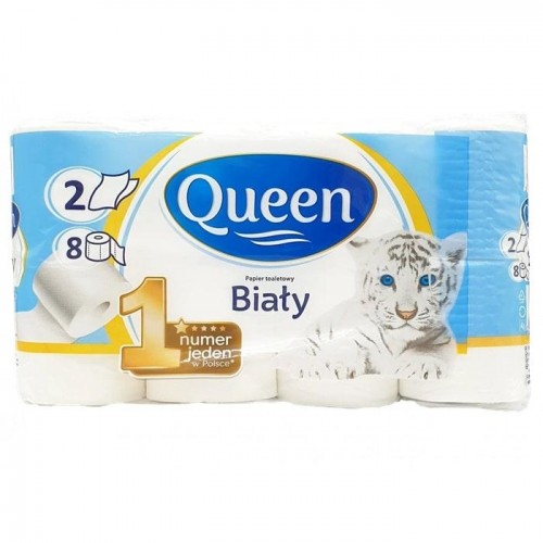 Туалетная бумага Queen biaty 8шт Туалетная бумага Queen biaty 8шт