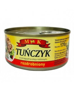 Тунец M&K Tunczyk в растительном масле 170гр Тунец M&K Tunczyk в растительном масле 170гр