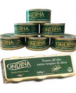 Тунец Ondina tonno all olio extra vergine di oliva 80 г Тунец Ondina tonno all olio extra vergine di oliva 80 г