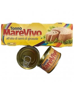 Тунец в подсолнечном масле MareVivo 80 г
