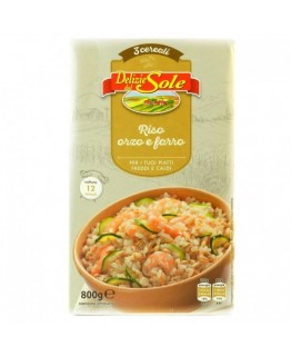 Рис Delizie dal sole tre cereali 0.8 кг (рис,ячмень,полба)
