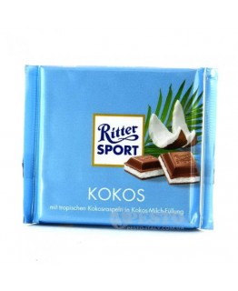 Шоколад Ritter Sport молочный с кокосом 100г