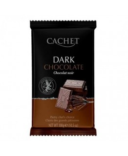 Шоколад Cachet черный 53% какао 300 г