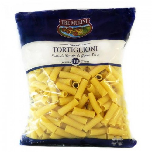 Макароны классические Tre Mulini Tortiglioni 1кг Макароны классические Tre Mulini Tortiglioni 1кг
