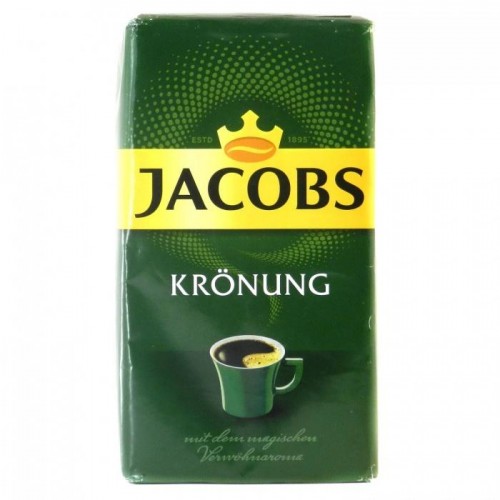 Молотый кофе Jacobs Kronung 0.5 кг Молотый кофе Jacobs Kronung 0.5 кг