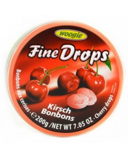 Леденцы Woogie Fine drops вишня 200 г