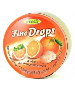 Леденцы Woogie Fine drops апельсин 200г