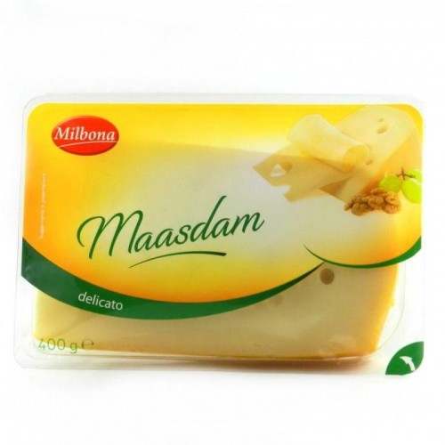 Сыр твердый Milbona Maasdam 400г Сыр твердый Milbona Maasdam 400г