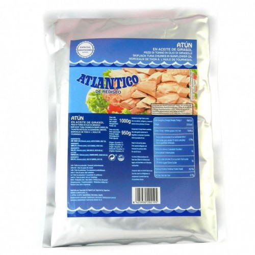 Тунец в подсолнечном масле Atlantico 1кг Тунец в подсолнечном масле Atlantico 1кг