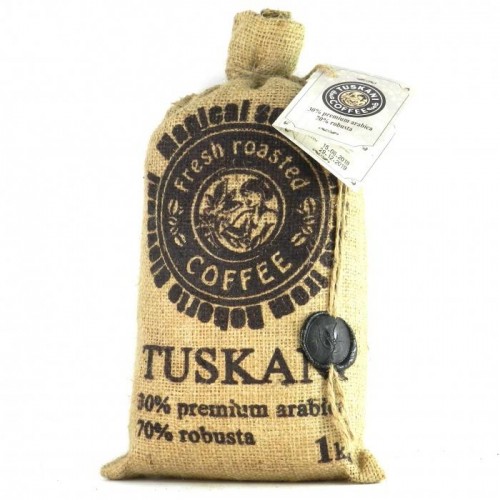 Кофе в зернах Tuskani 30% arabica 1кг Кофе в зернах Tuskani 30% arabica 1кг