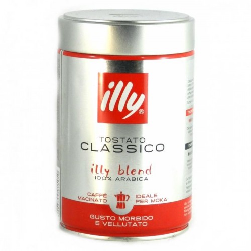 Молотый кофе Illy blend tostato classico 250 г (ж / б) Молотый кофе Illy blend tostato classico 250 г (ж / б)