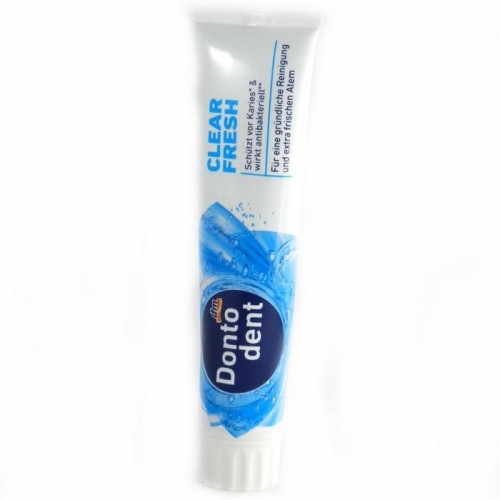 Зубная паста Dontodent clear fresh с антибактериальным эффектом 125мл Зубная паста Dontodent clear fresh с антибактериальным эффектом 125мл