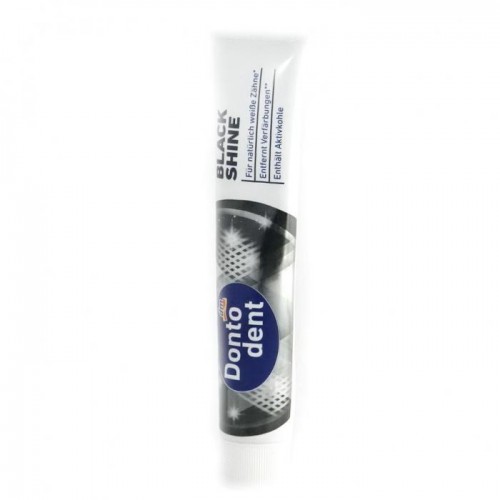 Зубная паста Dontodent black shine отбеливающая 75мл Зубная паста Dontodent black shine отбеливающая 75мл