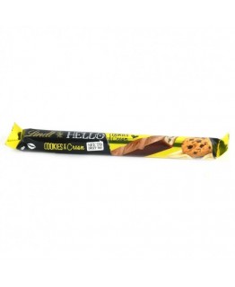 Шоколадные Lind Hello cookies cream батончик 39 г