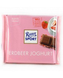 Шоколад Ritter Sport erdbeer joghurt 100г