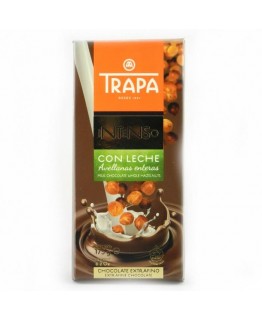 Шоколад Trapa intenso молочный с фундуком 175г
