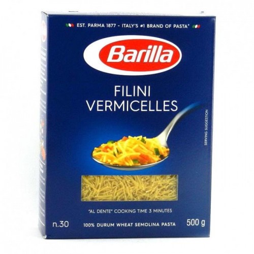 Макароны Barilla filini vermicelles 30 0.5 кг Макароны Barilla filini vermicelles 30 0.5 кг