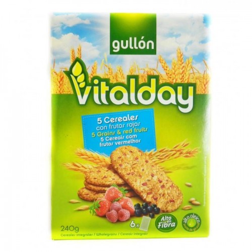 Печенье Gullon vitalday овсяное с фруктами 240г Печенье Gullon vitalday овсяное с фруктами 240г