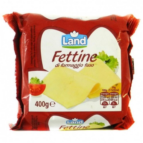 Сыр мягкий Land di formaggio fuso тостовый 400г Сыр мягкий Land di formaggio fuso тостовый 400г