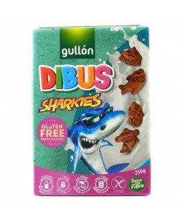 Печенье Gullon Dibus sharkie без глютена 250г Печенье Gullon Dibus sharkie без глютена 250г