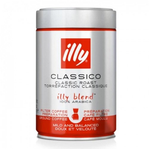 Кофе молотый Illy Classico cafe filtre ж/б 250г Кофе молотый Illy Classico cafe filtre ж/б 250г