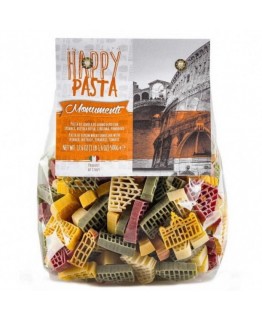 Макароны цветные Happy Pasta Monumenti 0,5кг