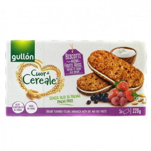 Печенье Gullon vitalday цельно зерновое с йогуртом и злаками 220г Печенье Gullon vitalday цельно зерновое с йогуртом и злаками 220г