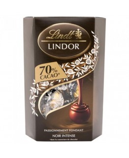 Цукерки шоколадні Lindt Lindor 70% cacao 200г