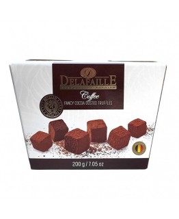 Конфеты шоколадные Delafaille трюфель coffe 200г