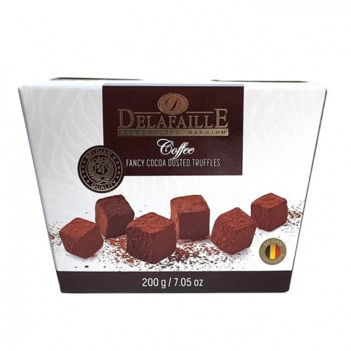 Конфеты шоколадные Delafaille трюфель coffe 200г Конфеты шоколадные Delafaille трюфель coffe 200г