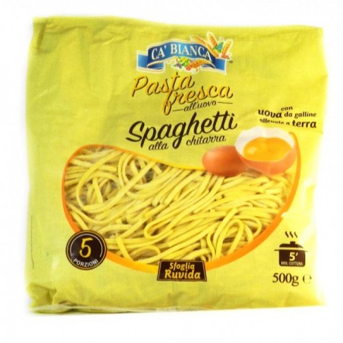 Макароны яичные CaBianca spaghetti 0,5кг Макароны яичные CaBianca spaghetti 0,5кг