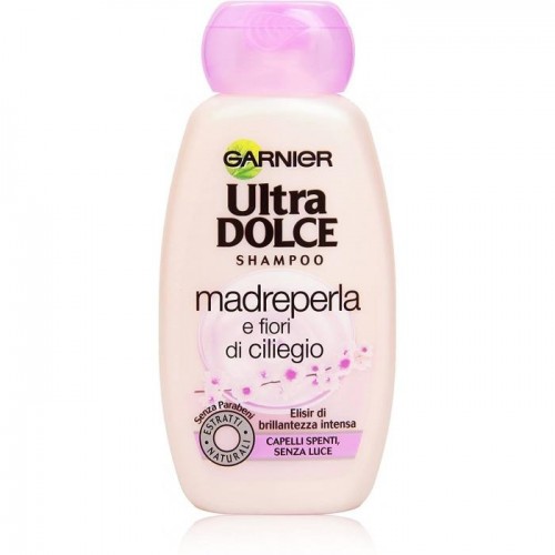 Шампунь Garnier Ultra Dolce екстракт перламутру та дикої вишні 300мл Шампунь Garnier Ultra Dolce екстракт перламутру та дикої вишні 300мл