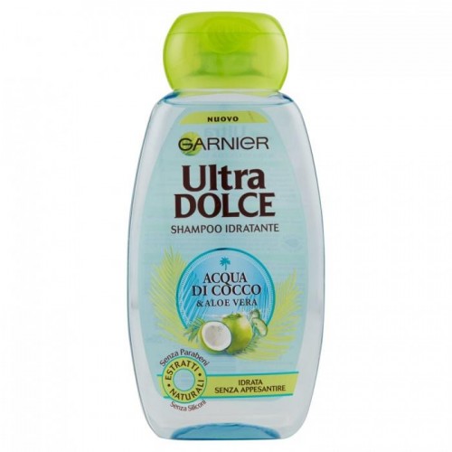 Шампунь Garnier Ultra Dolce кокосовая вода и алоє вера 300мл Шампунь Garnier Ultra Dolce кокосовая вода и алоє вера 300мл