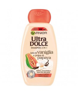Шампунь Garnier Ultra Dolce 2в1 ванильное молочко и папая 300г