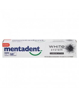 Зубная паста Mentadent White Carbone Attivo 75мл Зубная паста Mentadent White Carbone Attivo 75мл