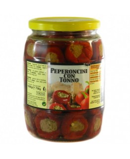 Перец фаршированный Pereroncini con tonno 1кг Перец фаршированный Pereroncini con tonno 1кг