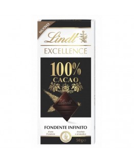Шоколад Lindt черный 100% какао 50г