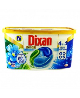 Порошок в капсулах Dixan Discs fresh power универсальный 25шт