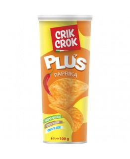 Чипсы Crik crok plus paprika 100г Чипсы Crik crok plus paprika 100г