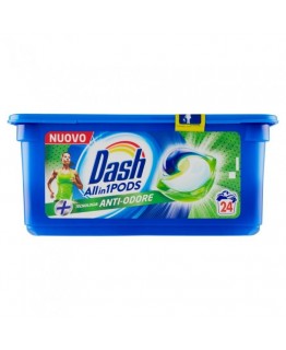 Капсулы для стирки Dash Anti-Odore 24шт