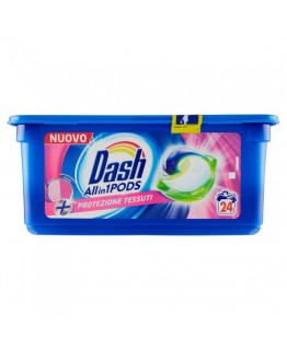 Капсулы для стирки Dash Protezione Tessuti 24шт