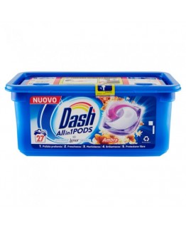 Капсулы для стирки Dash Ambra 27шт